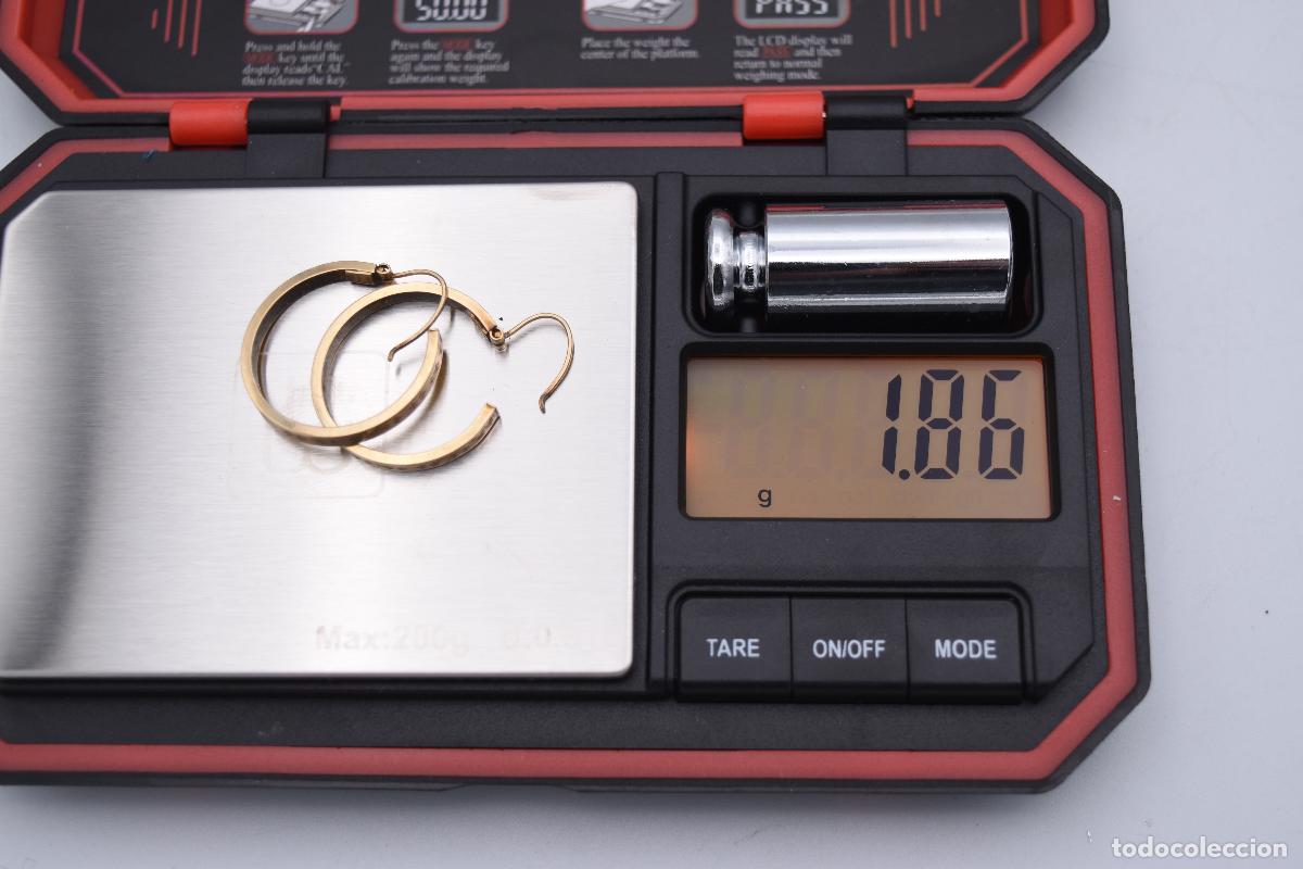 Joyeria: Pendientes de oro de 9k - Foto 4