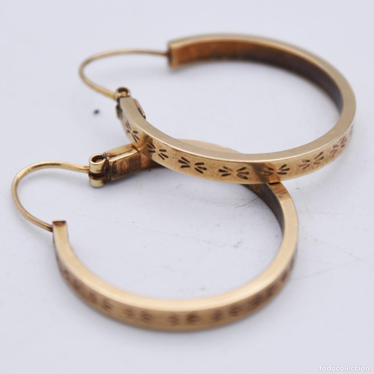Joyeria: Pendientes de oro de 9k - Foto 9