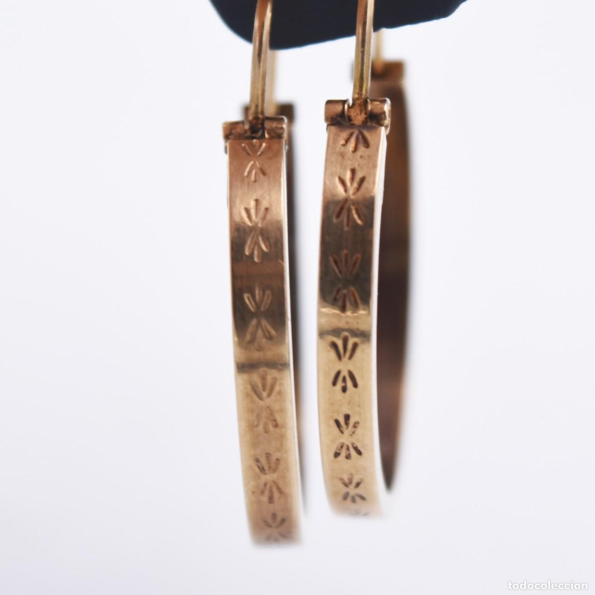 Joyeria: Pendientes de oro de 9k - Foto 10