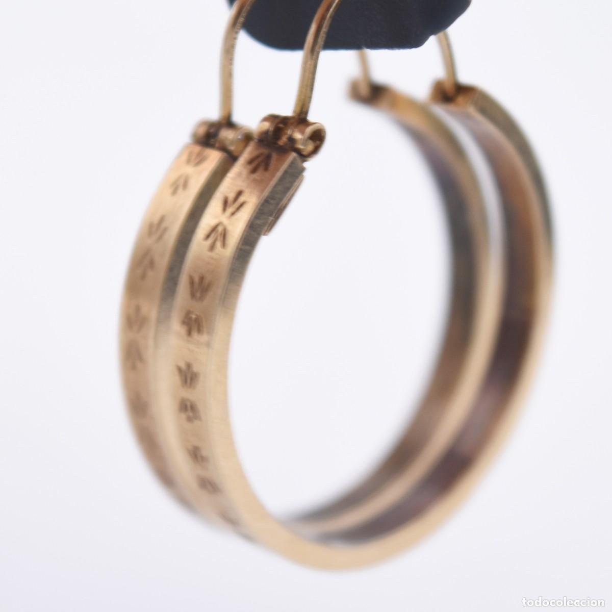 Joyeria: Pendientes de oro de 9k - Foto 11