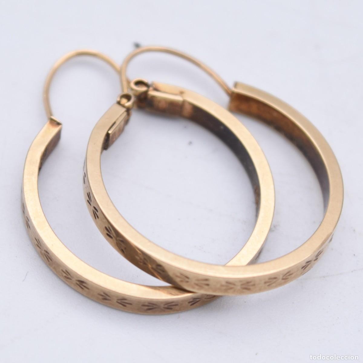 Joyeria: Pendientes de oro de 9k - Foto 13