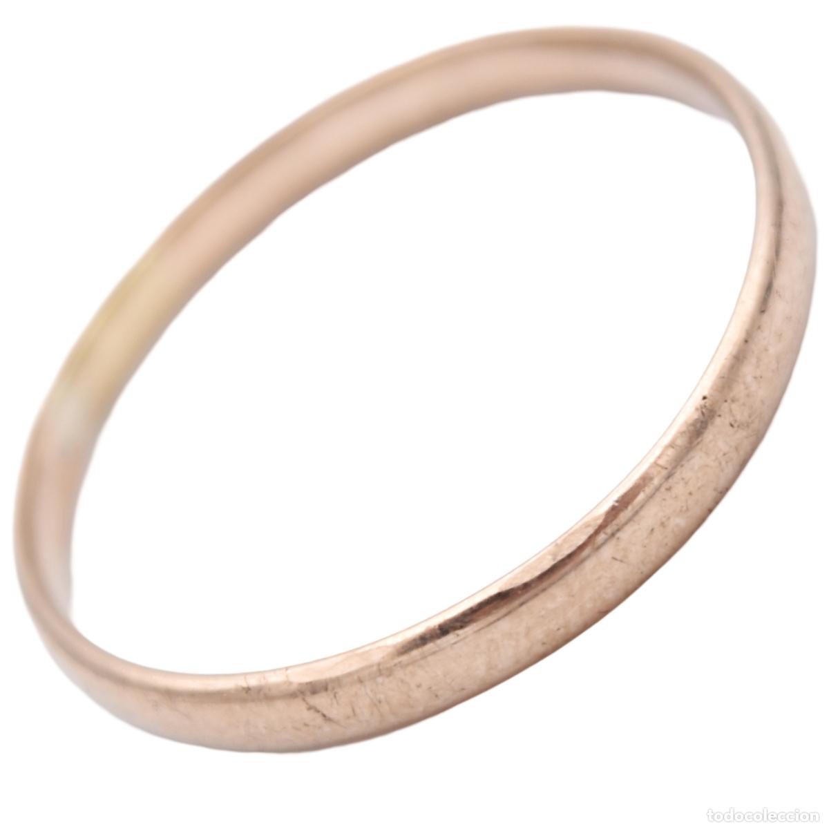 Joyeria: Anillo antiguo de oro de 9k - Foto 1