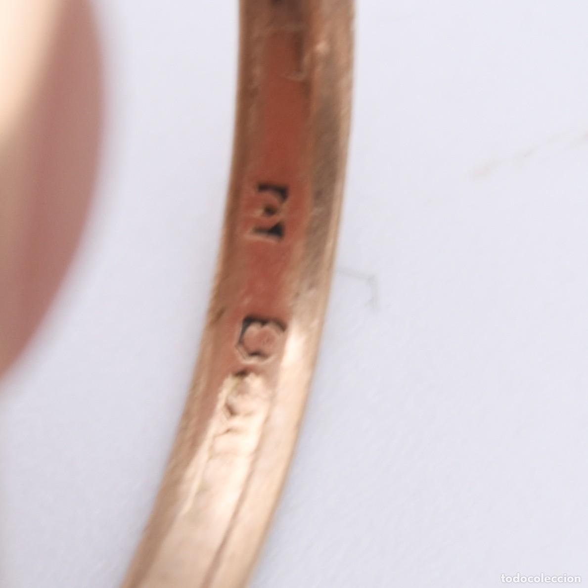 Joyeria: Anillo antiguo de oro de 9k - Foto 10