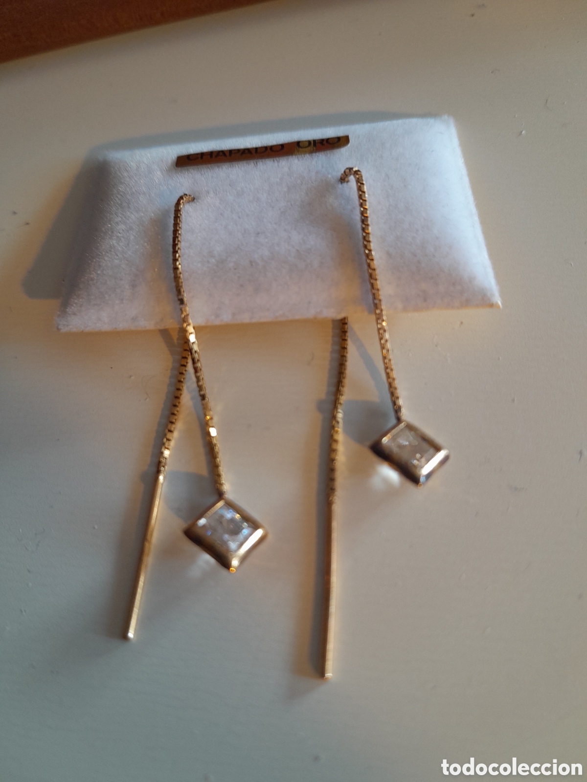 Joyeria: PENDIENTES DE PLATA CHAPADOS EN ORO - Foto 6