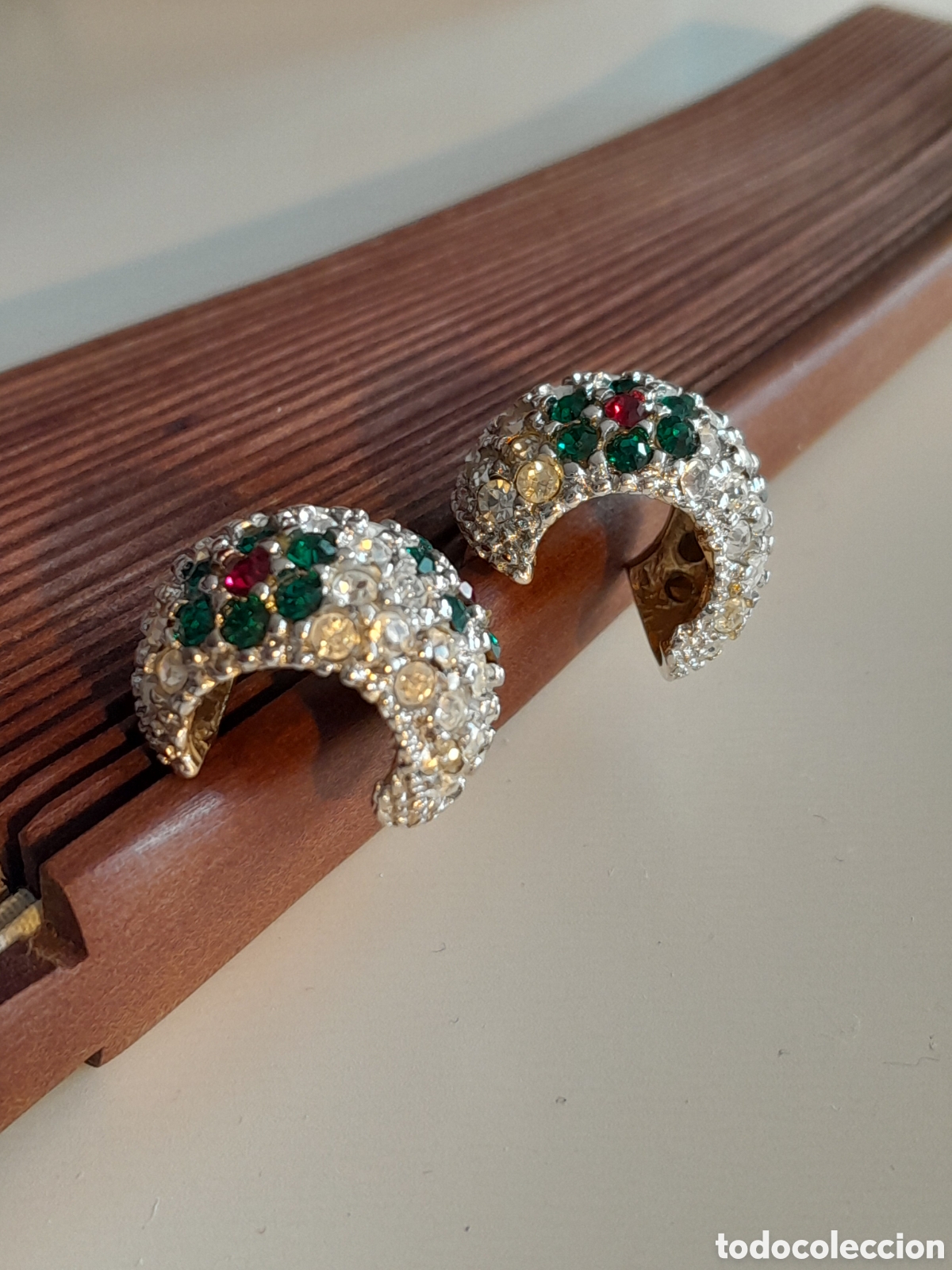 Joyeria: PENDIENTES DE CRISTAL ESPECTACULARES - Foto 3