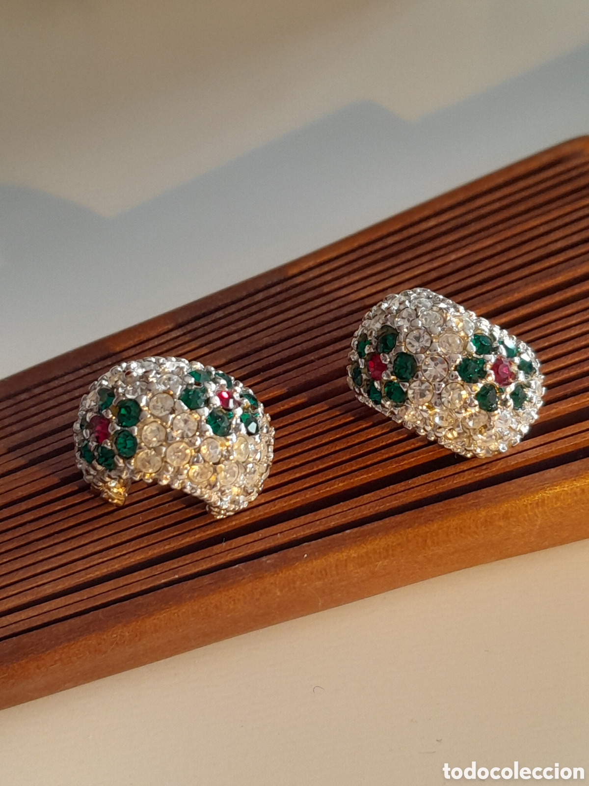 Joyeria: PENDIENTES DE CRISTAL ESPECTACULARES - Foto 1