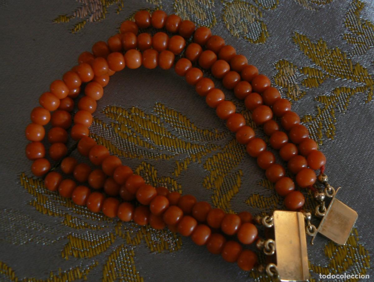 Joyeria: ANTIGUA PULSERA DE CORAL - Foto 4
