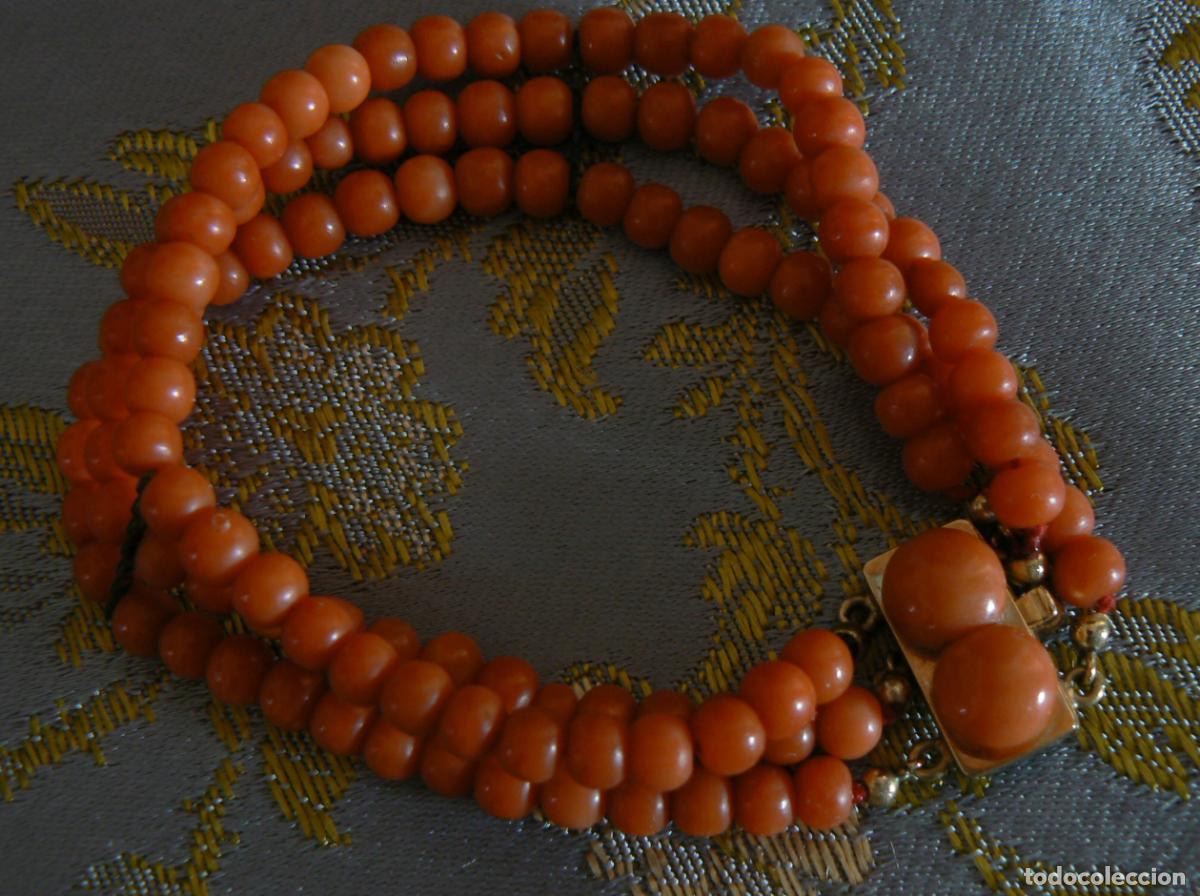 Joyeria: ANTIGUA PULSERA DE CORAL - Foto 1
