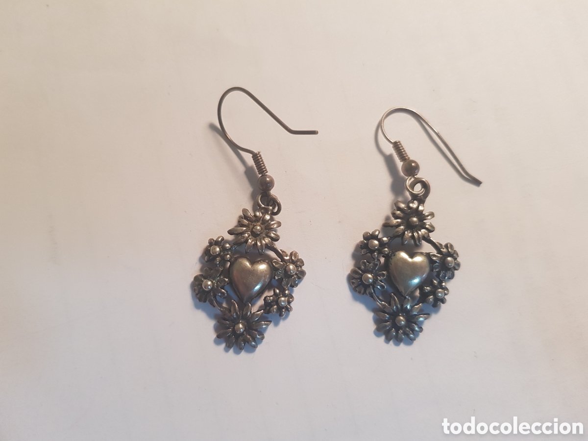 Joyeria: #960 Pendientes plata de ley 925 4,5cm - Foto 1