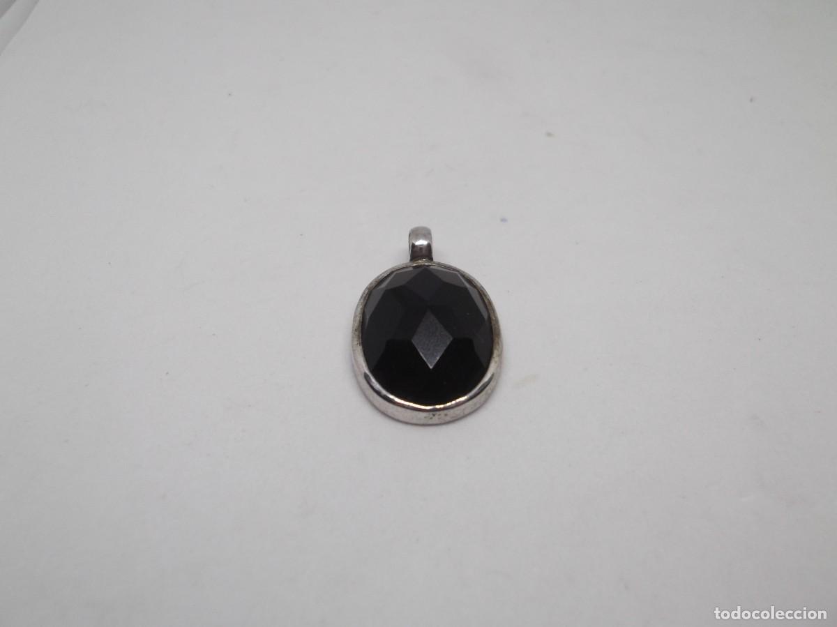 Joyeria: Colgante de plata rodiada y onix.Luxenter - Foto 2