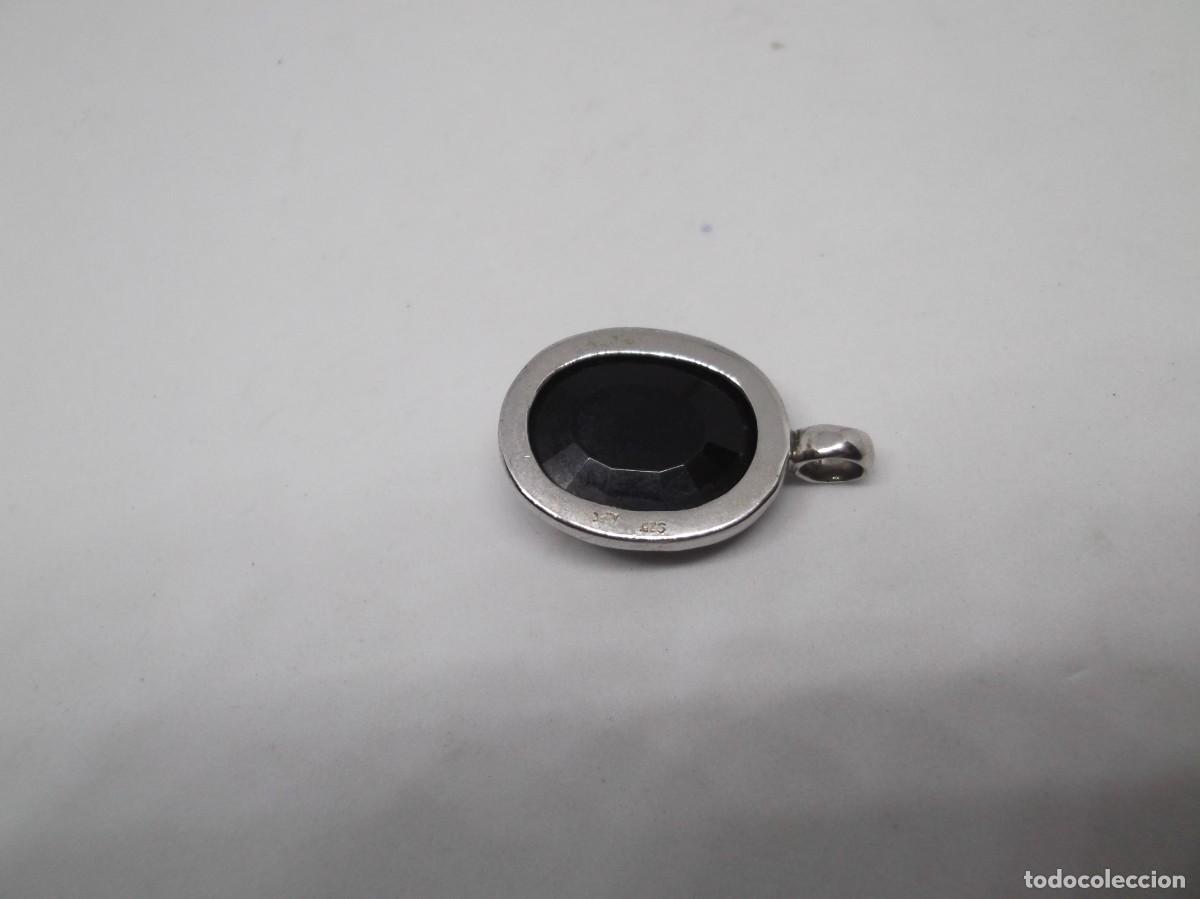 Joyeria: Colgante de plata rodiada y onix.Luxenter - Foto 3