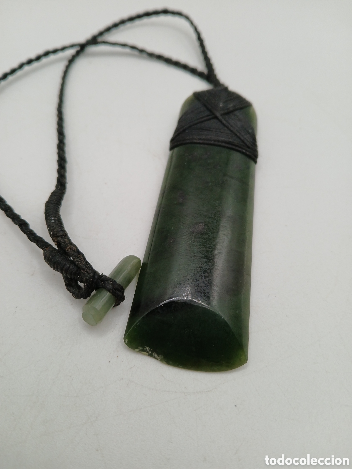 Joyeria: Collar jade verde y algod&oacute;n trenzado - Foto 5