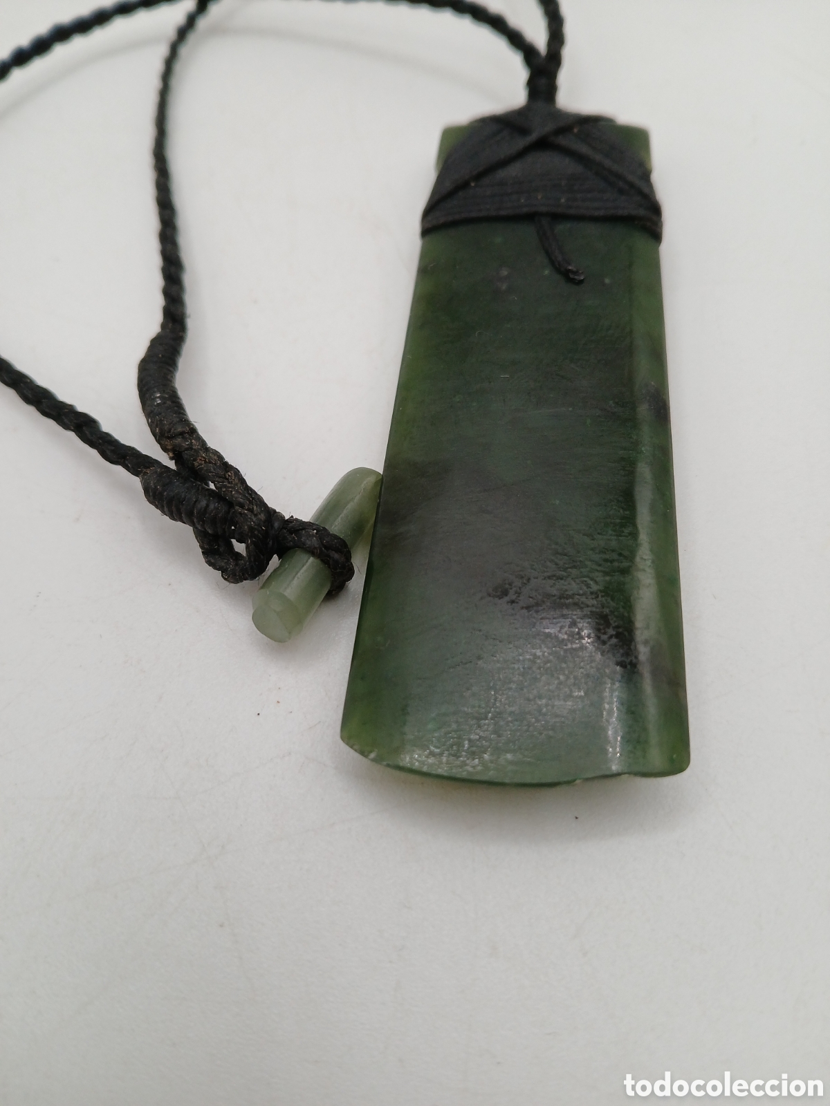 Joyeria: Collar jade verde y algod&oacute;n trenzado - Foto 6
