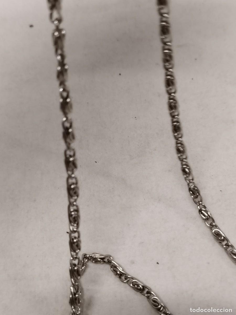 Joyeria: Antigua gran cadena, collar de 120cm de largo. - Foto 7