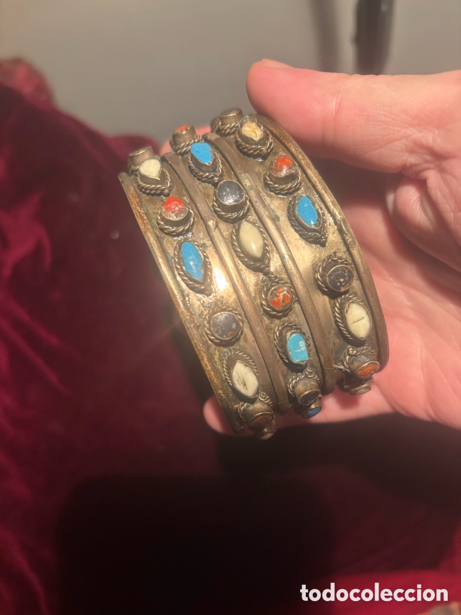 Joyeria: ESPECTACULAR PULSERA &Eacute;TNICA ( plata? ) - Foto 3