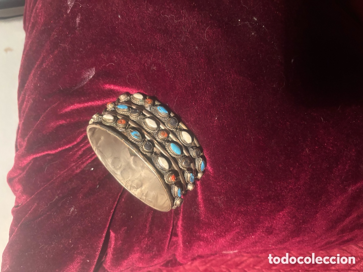 Joyeria: ESPECTACULAR PULSERA &Eacute;TNICA ( plata? ) - Foto 5