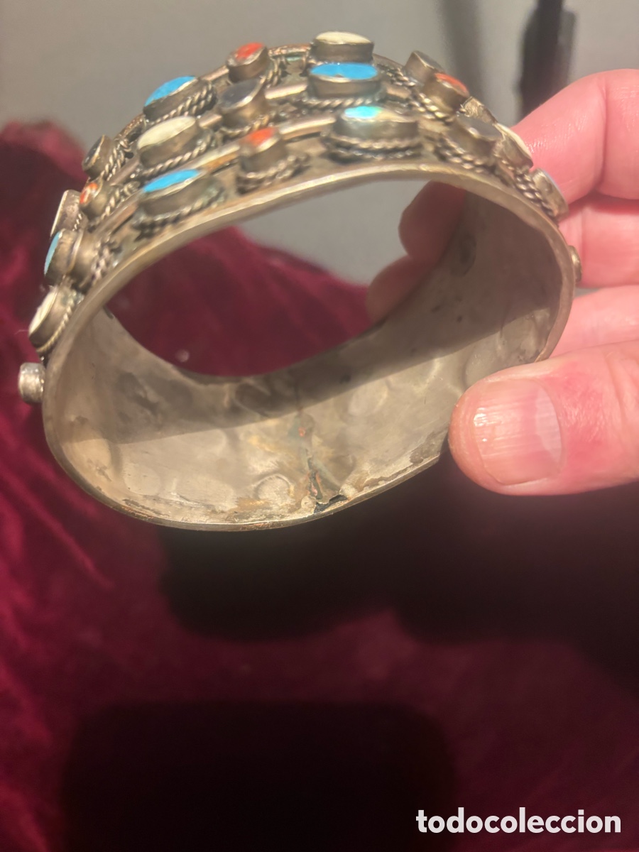 Joyeria: ESPECTACULAR PULSERA &Eacute;TNICA ( plata? ) - Foto 6