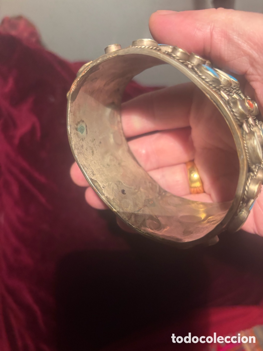 Joyeria: ESPECTACULAR PULSERA &Eacute;TNICA ( plata? ) - Foto 7