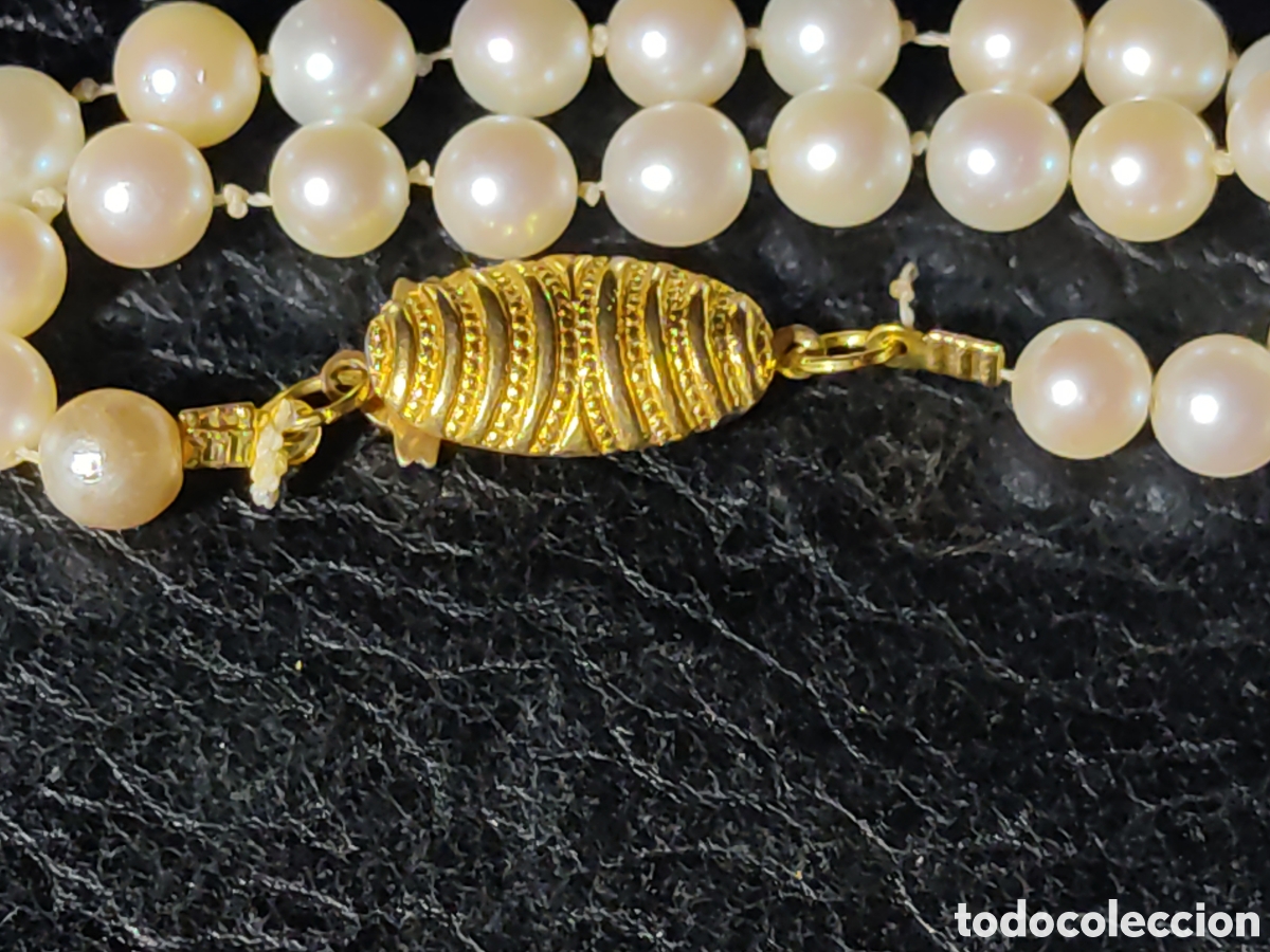 Joyeria: Collar de perlas cultivadas.Vintage.*13* - Foto 3