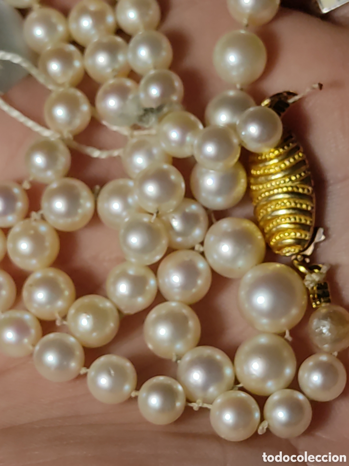 Joyeria: Collar de perlas cultivadas.Vintage.*13* - Foto 6