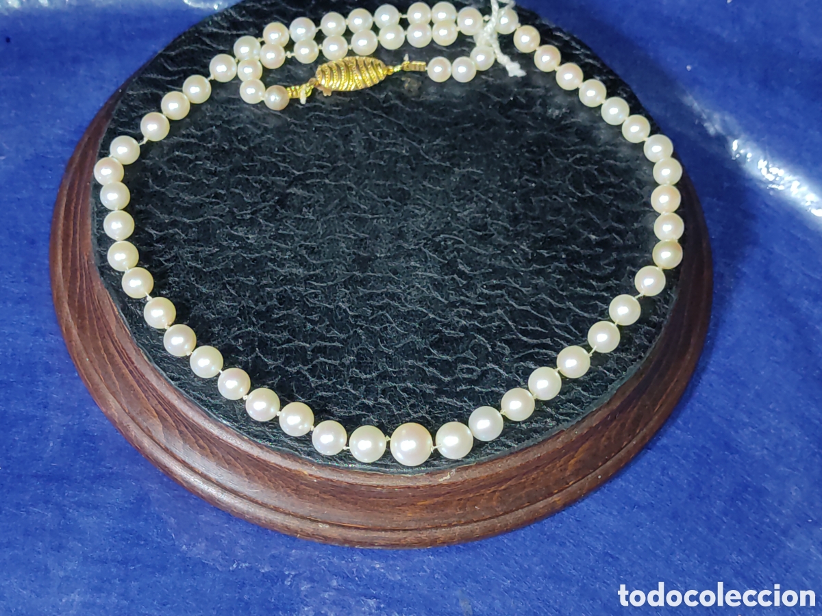 Joyeria: Collar de perlas cultivadas.Vintage.*13* - Foto 1