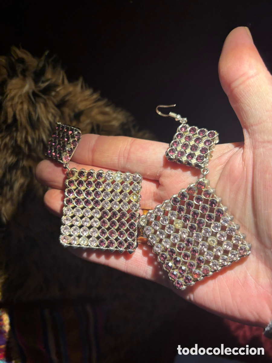 Joyeria: PRECIOSOS PENDIENTES VINTAGE DE STRASS - Foto 2