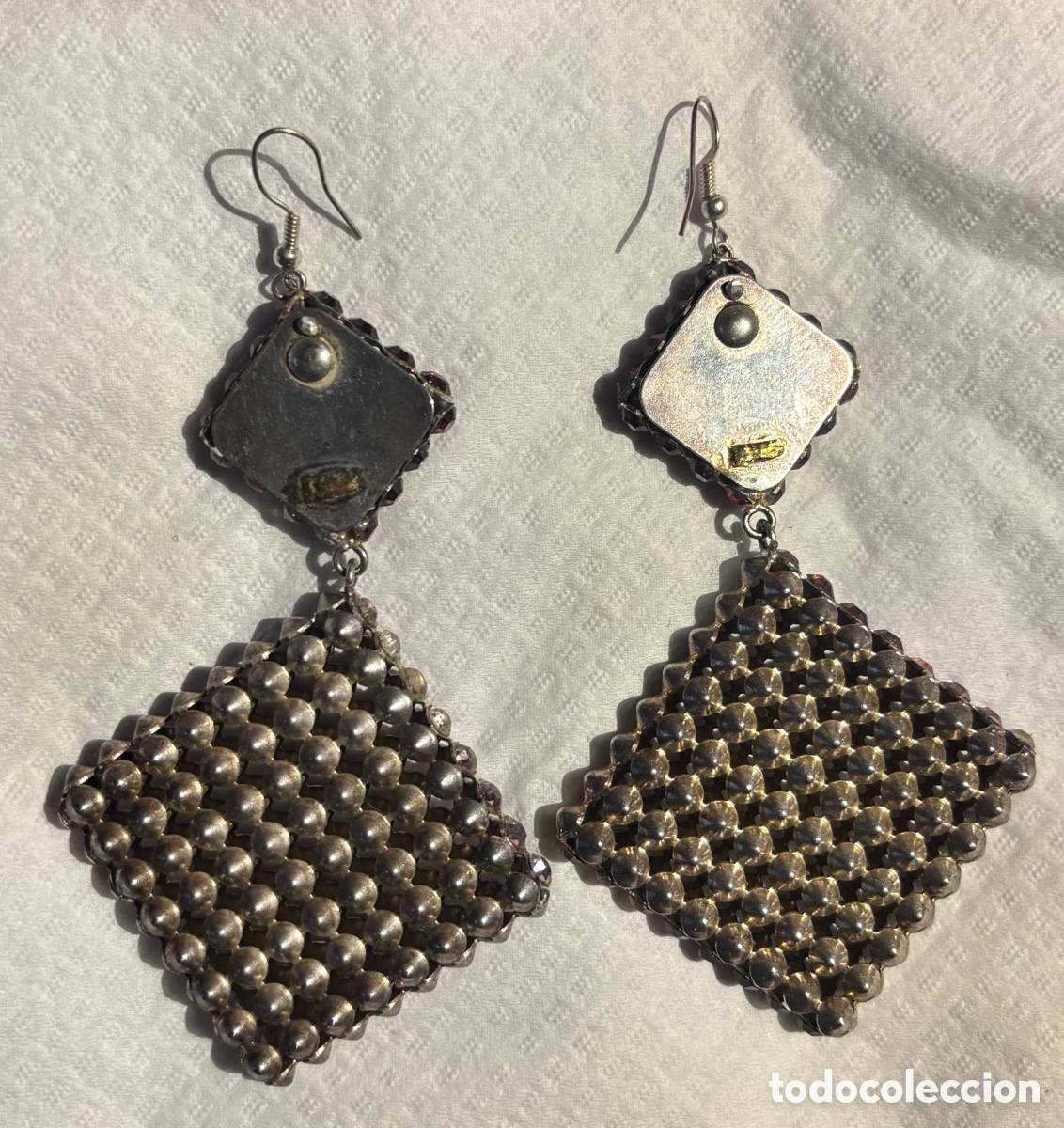 Joyeria: PRECIOSOS PENDIENTES VINTAGE DE STRASS - Foto 7