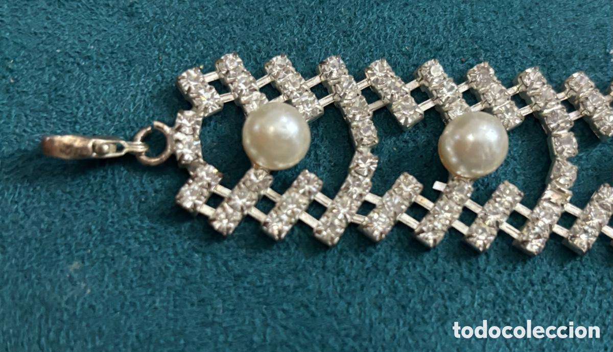 Joyeria: Pulsera de strass plateada - Foto 2