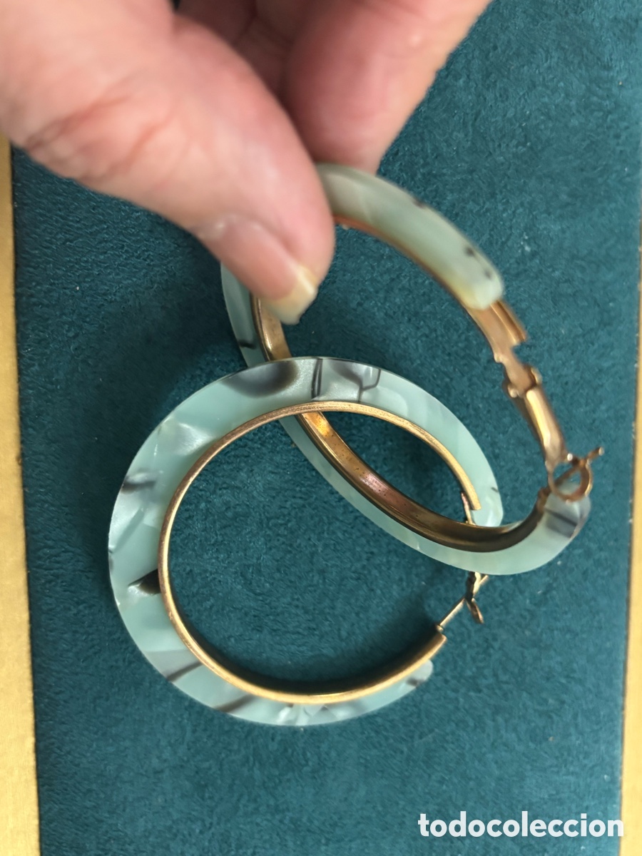 Joyeria: Pendientes de aro de bisuter&iacute;a - Foto 2