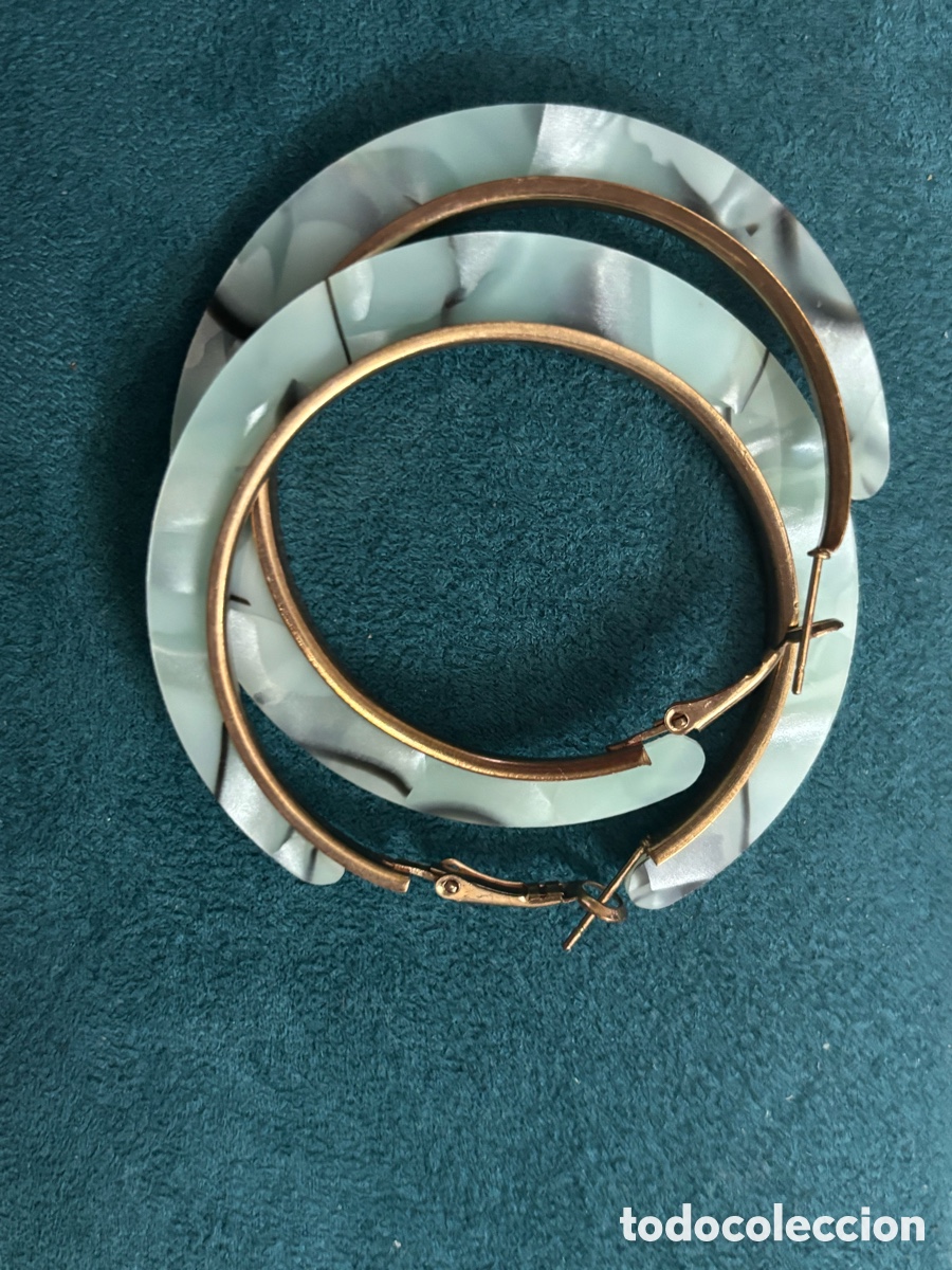 Joyeria: Pendientes de aro de bisuter&iacute;a - Foto 3