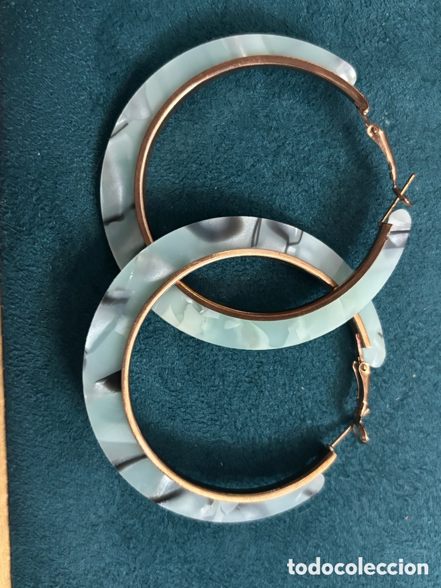 Joyeria: Pendientes de aro de bisuter&iacute;a - Foto 1