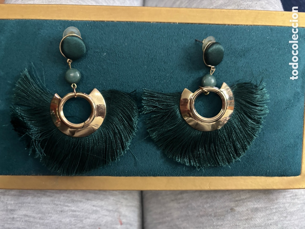 Joyeria: Pendientes de bisuter&iacute;a hilos - Foto 1
