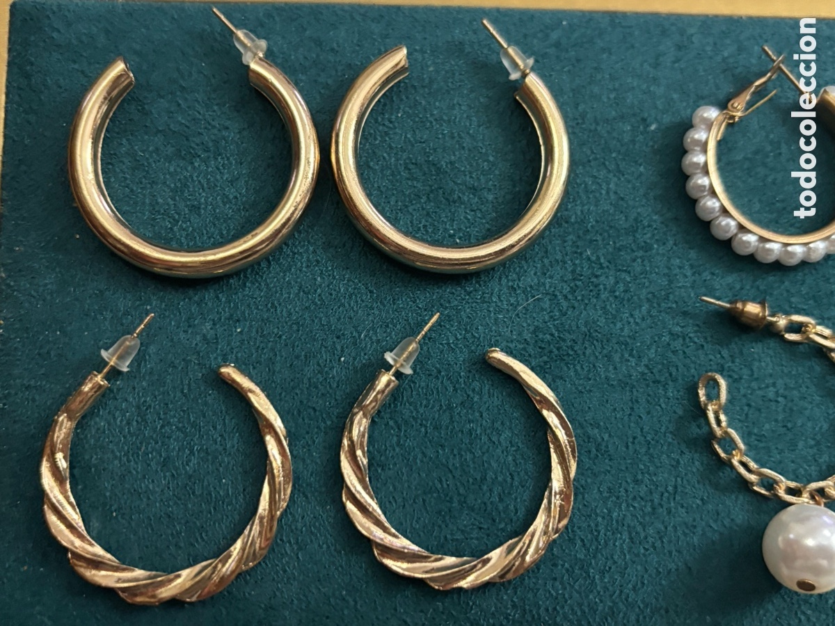 Joyeria: 4 pares de pendientes de bisuter&iacute;a - Foto 2