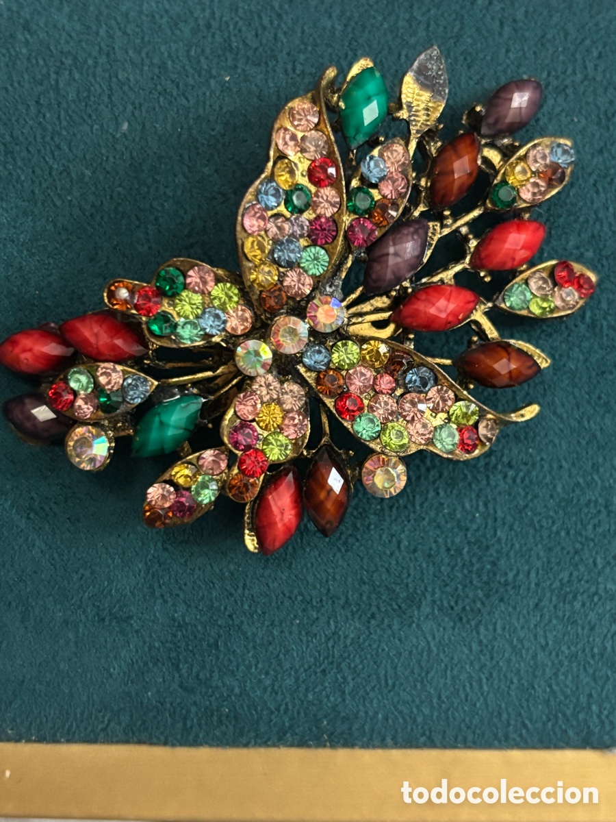 Joyeria: Broche vintage de bisuter&iacute;a - Foto 3