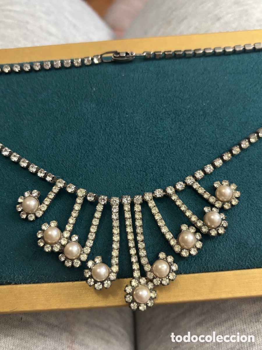 Joyeria: Conjunto de gargantilla y pendientes de bisuter&iacute;a - Foto 2