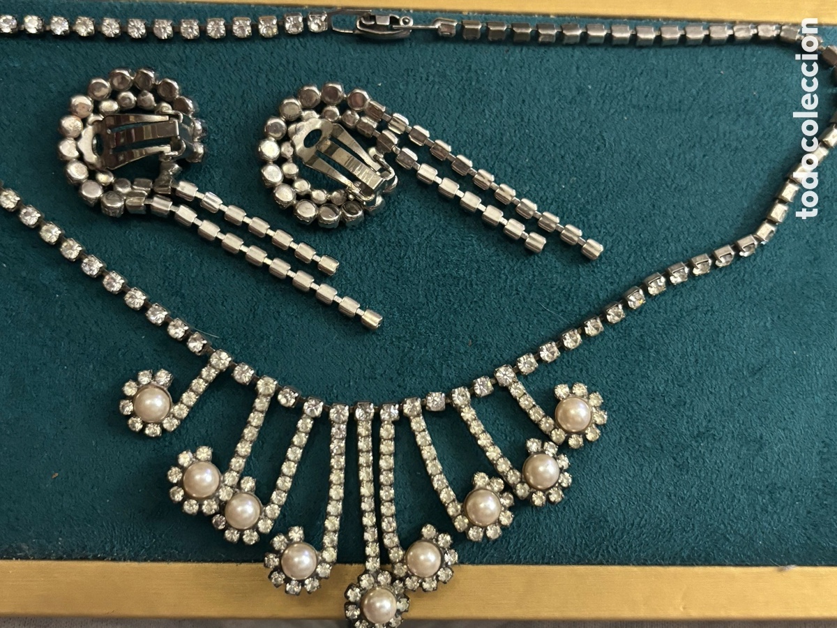 Joyeria: Conjunto de gargantilla y pendientes de bisuter&iacute;a - Foto 5