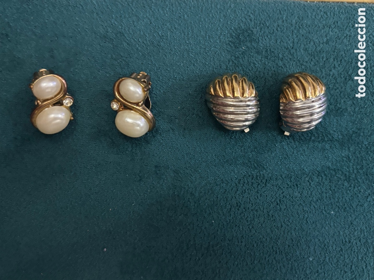 Joyeria: 2 pares de pendientes bisuter&iacute;a - Foto 1