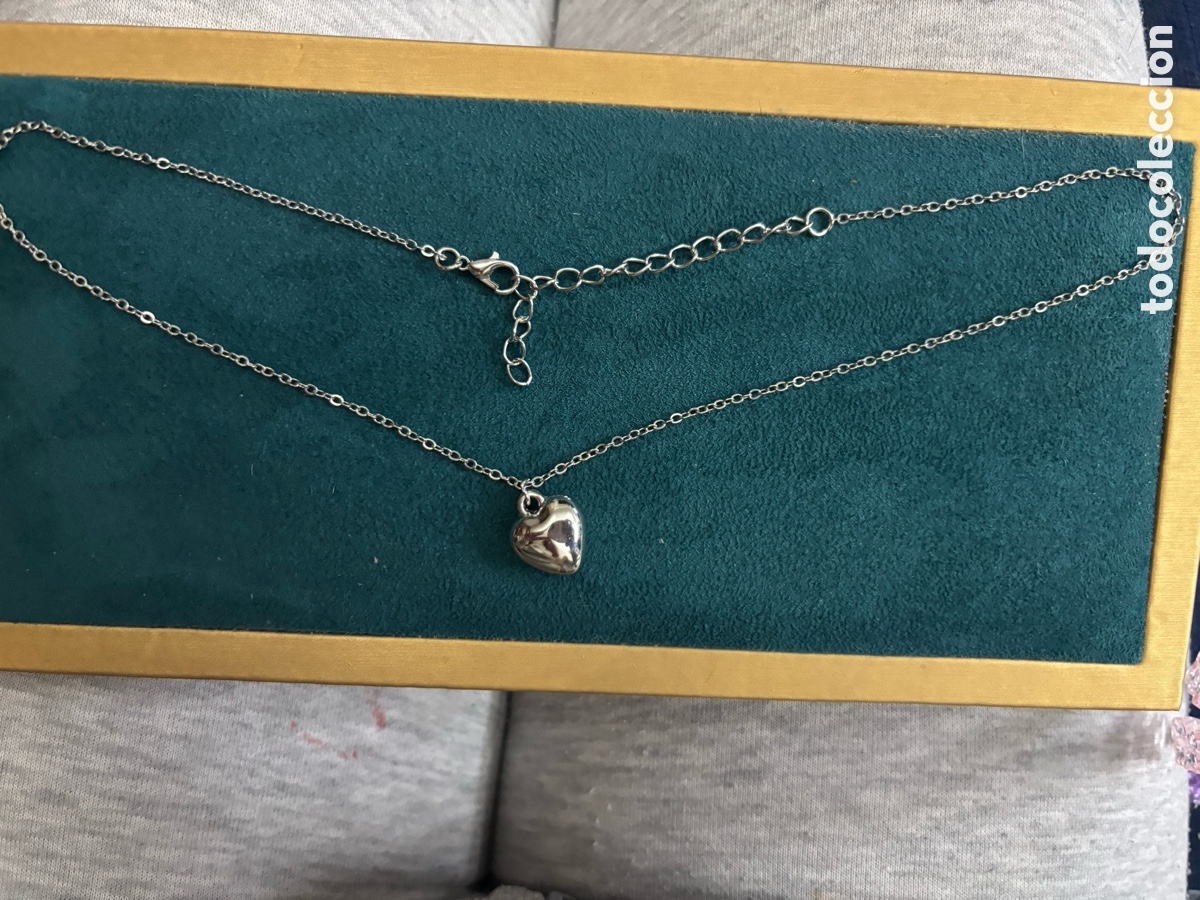 Joyeria: Colgante de coraz&oacute;n plateado - Foto 1