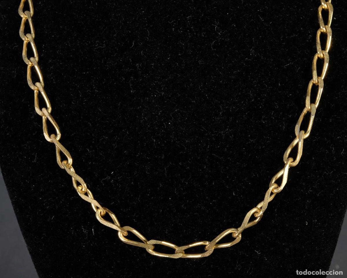Joyeria: Cadena collar en metal dorado - Foto 2