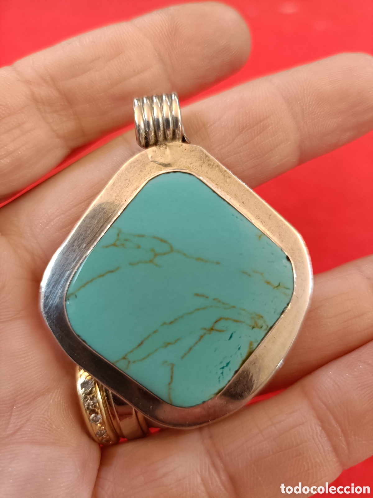 Joyeria: COLGANTE PLATA 925Y TURQUESA - Foto 3