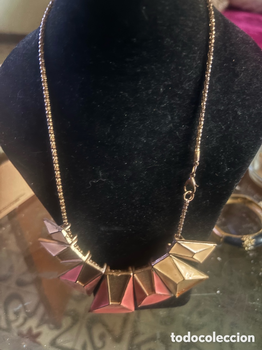 Joyeria: ESPECTACULAR COLLAR VINTAGE METAL Y ESMALTE - Foto 9