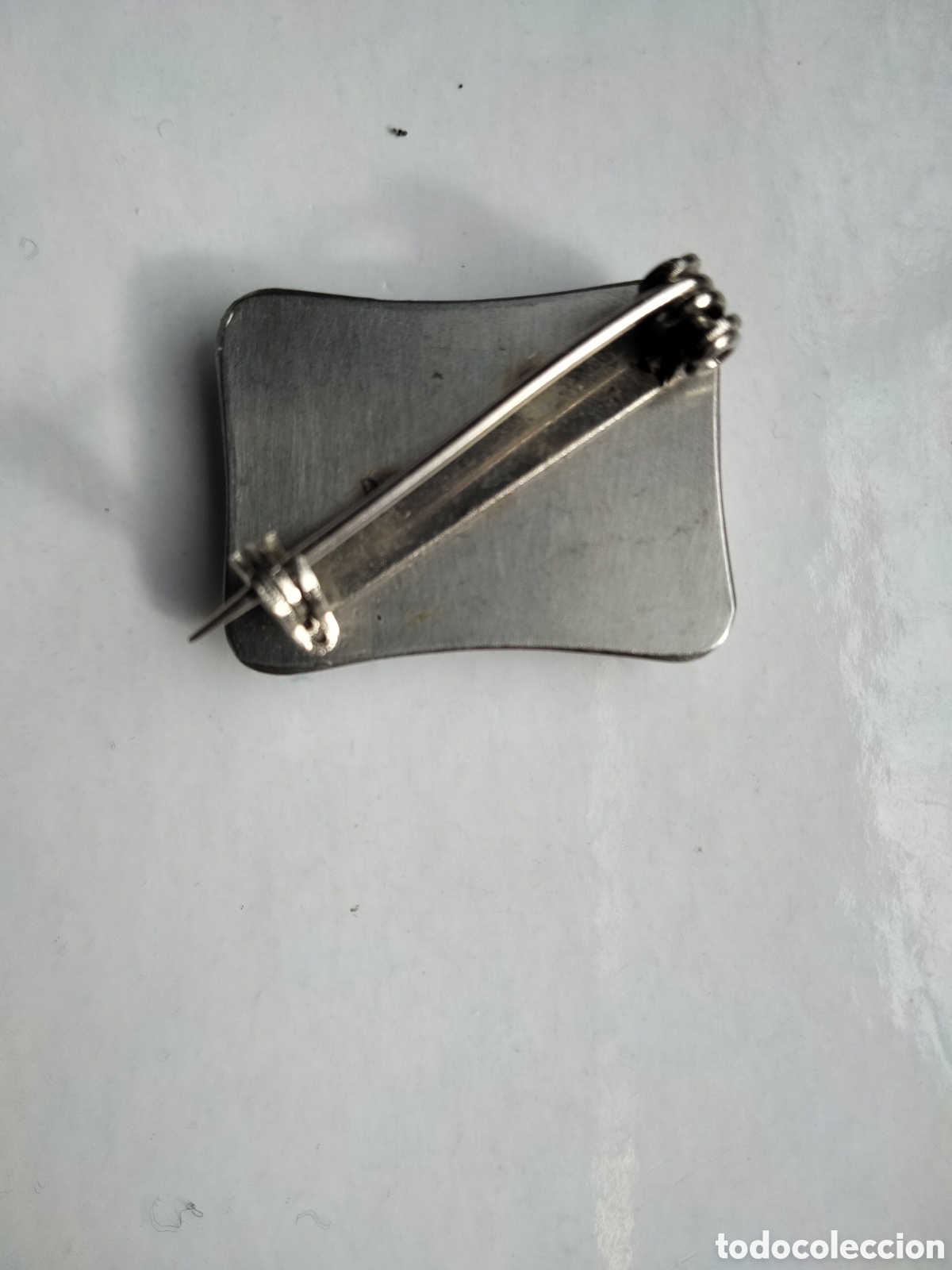 Joyeria: Bello broche vintage con madreperla - Foto 4