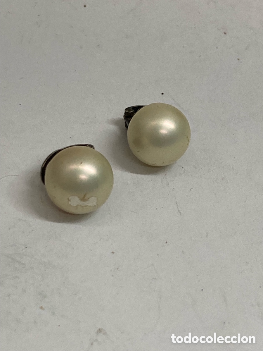 Joyeria: Pendientes de plata y perla P268 - Foto 1
