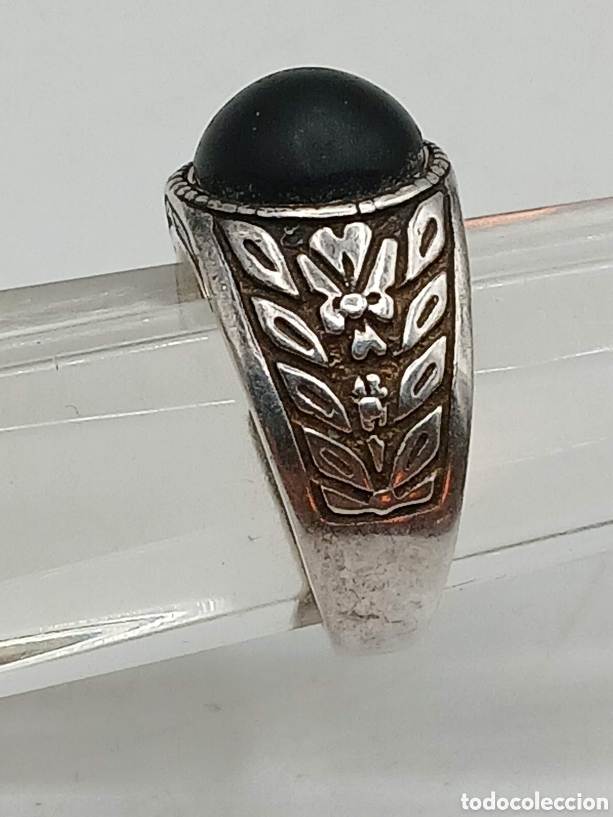 Joyeria: Anillo plata 925mls y onix negro - Foto 1