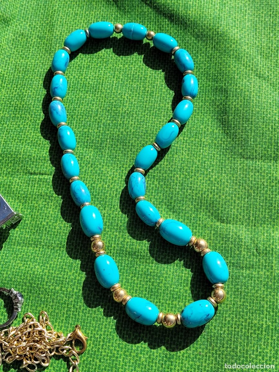 Joyeria: Lote de joyas de metal, vidrio y pl&aacute;stico. - Foto 10
