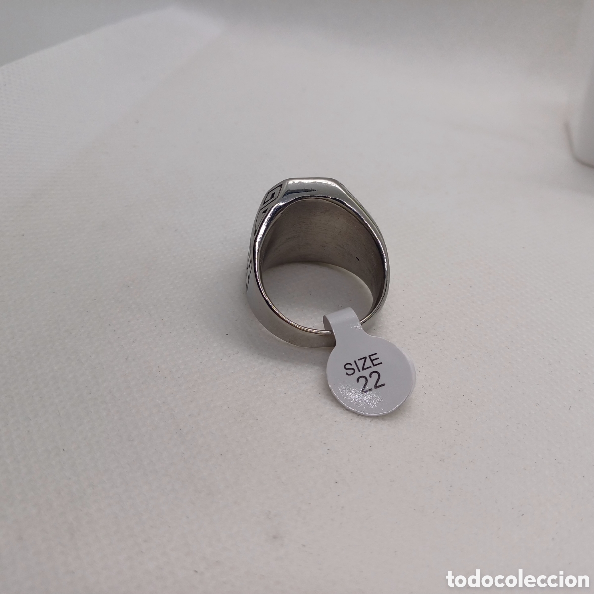 Joyeria: Anillo Sello Topacio Acero - Foto 5
