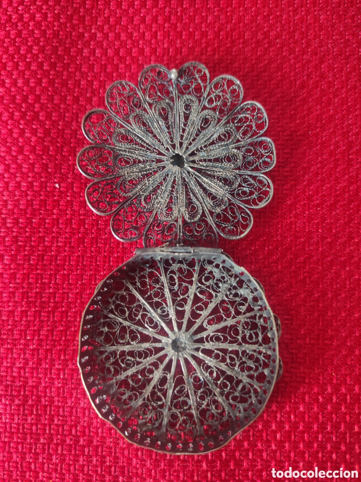 Joyeria: Pastillero plateado de filigranas - Foto 4