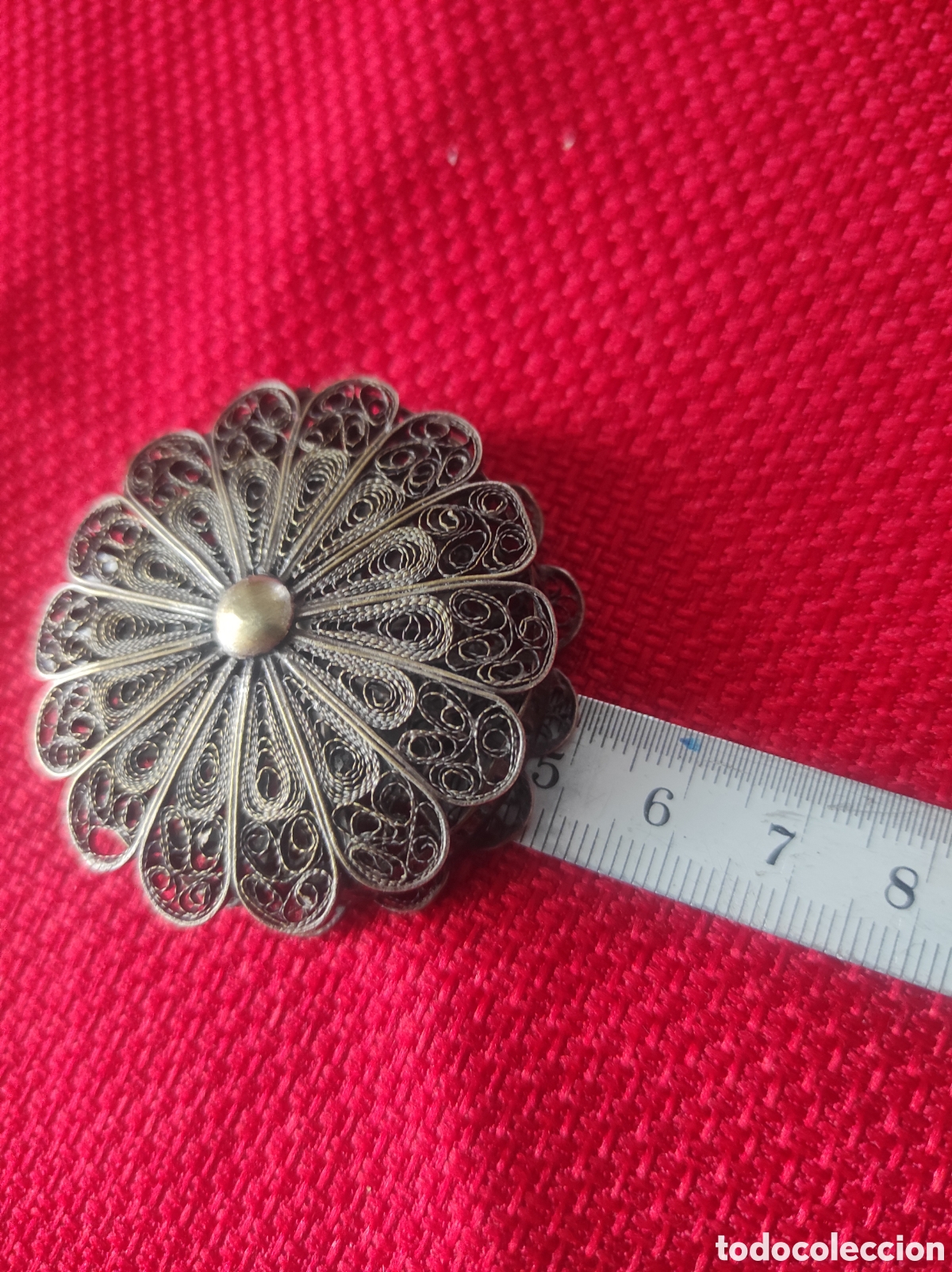 Joyeria: Pastillero plateado de filigranas - Foto 6