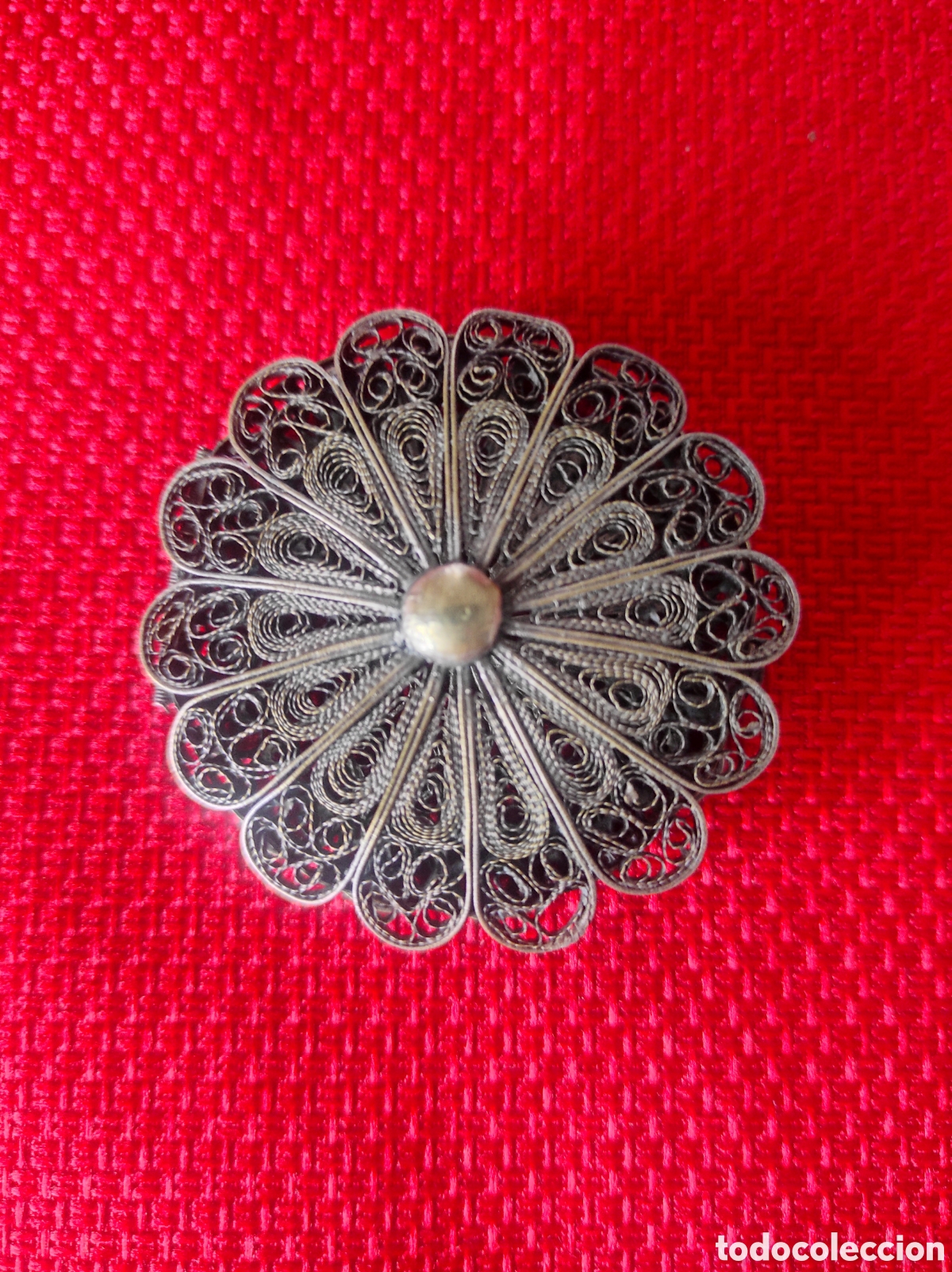 Joyeria: Pastillero plateado de filigranas - Foto 1