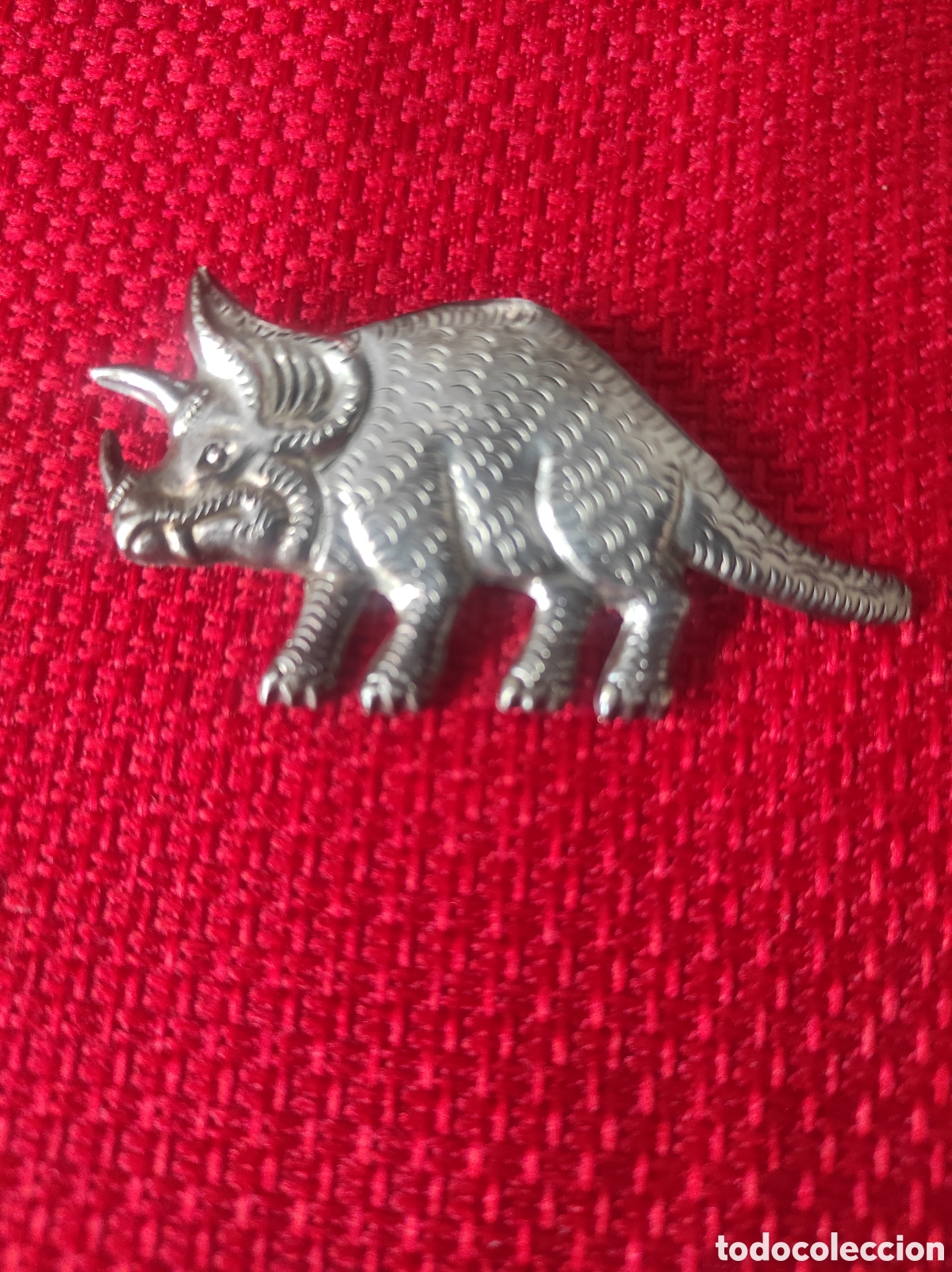 Joyeria: Broche de plata 925 dinosaurio - Foto 1